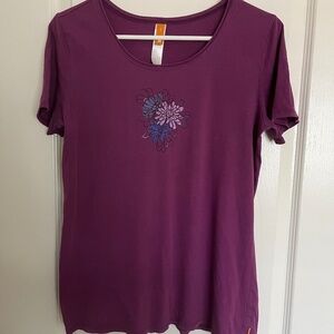 Lucy Activewear Cotton Graphic T-Shirt Size M